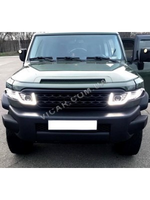Задняя и передняя оптика + радиаторная решетка FJ Cruiser 